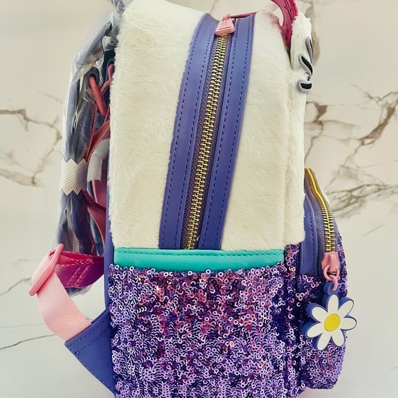 NWT- Daisy Duck 85th Anniversary Plush Mini Backpack - Picture 2 of 10